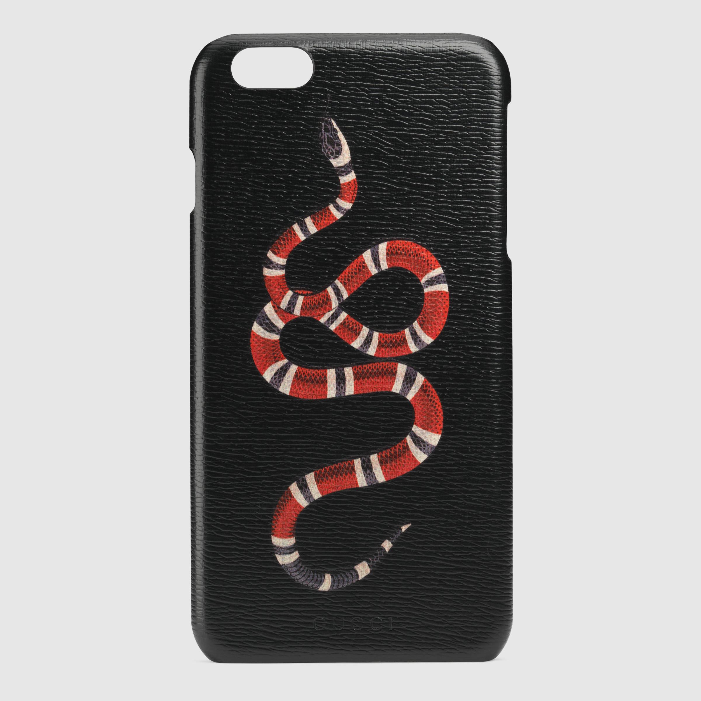 GUCCI - GUCCI iPhone6plus 6s plus カバー Iphone 6 Plus Case Leather Cover Gucci Snake Print Iphone 6